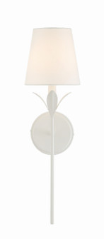 Broche One Light Wall Sconce in Matte White (60|531-MT)
