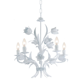 Southport Five Light Chandelier in Wet White (60|4815-WW)