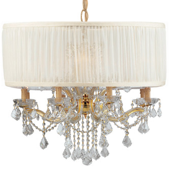 Brentwood 12 Light Chandelier in Gold (60|4489-GD-SAW-CL-S)