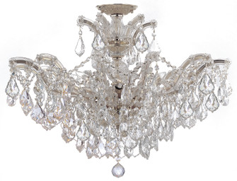 Maria Theresa Six Light Semi Flush Mount in Polished Chrome (60|4439-CH-CL-MWP_CEILING)