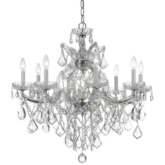 Maria Theresa Nine Light Chandelier in Polished Chrome (60|4409-CH-CL-S)