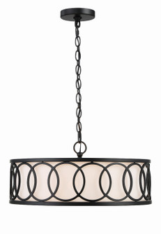 Graham Six Light Chandelier in Matte Black (60|287-MK)