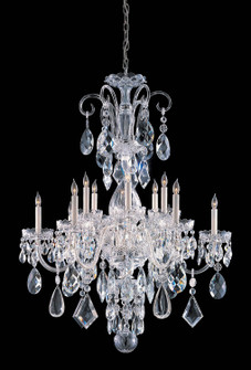 Traditional Crystal 12 Light Chandelier in Polished Chrome (60|1045-CH-CL-MWP)