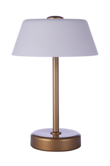 Rechargable LED Portable LED Table Lamp in Satin Brass (46|86280R-LED)