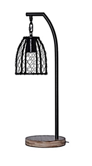 Table Lamp One Light Table Lamp in Flat Black (46|86252)