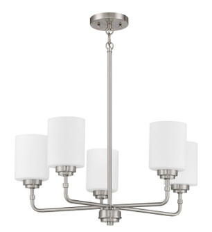 Stowe Five Light Chandelier in Brushed Polished Nickel (46|56025-BNK)