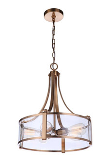 Elliot Five Light Pendant in Satin Brass (46|55395-SB)