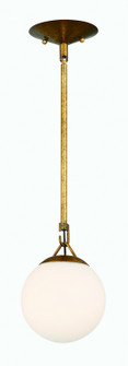 Orion One Light Mini Pendant in Patina Aged Brass (46|50791-PAB)