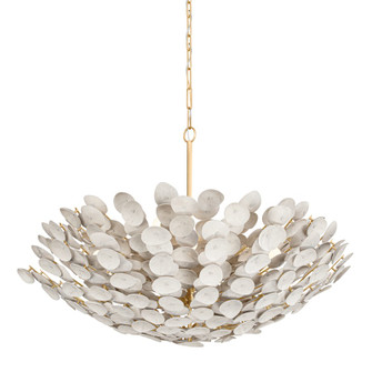 Aimi 12 Light Chandelier in Vintage Gold Leaf (68|356-49-VGL)