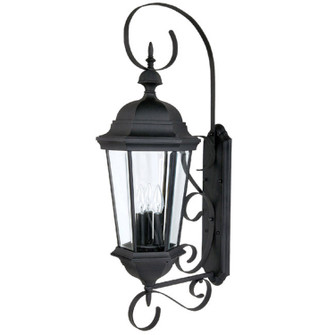 Carriage House Three Light Outdoor Wall Lantern in Black (65|9723BK)