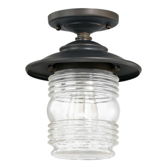 Creekside One Light Outdoor Flush Mount in Old Bronze (65|9677OB)