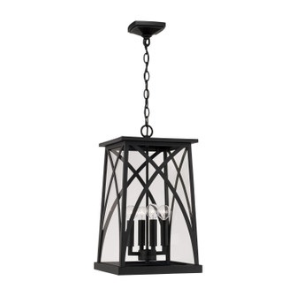 Marshall Four Light Outdoor Hanging Lantern in Black (65|946542BK)