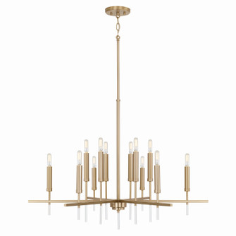 Elora 12 Light Chandelier in Matte Brass (65|449301MA)