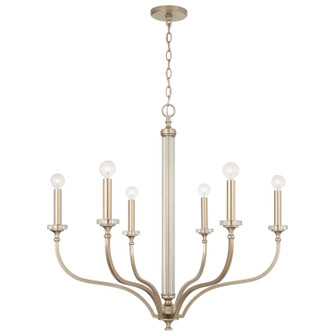 Breigh Six Light Chandelier in Brushed Champagne (65|444861BS)