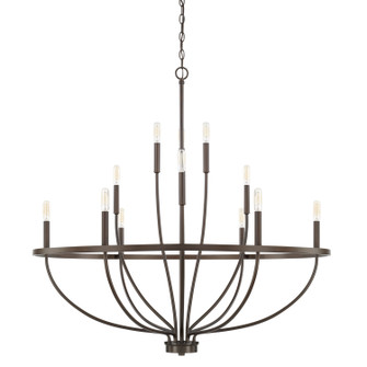 Greyson 12 Light Chandelier in Bronze (65|428501BZ)