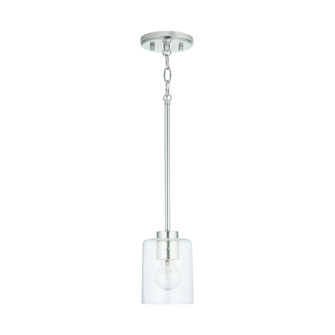 Greyson One Light Pendant in Brushed Nickel (65|328511BN-449)