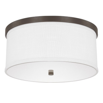 Midtown Three Light Flush Mount in Burnished Bronze (65|2015BB-480)