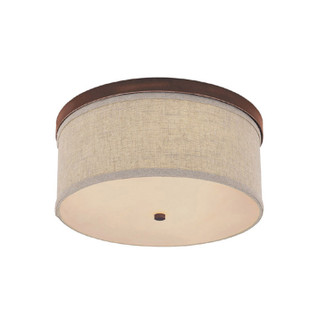 Midtown Three Light Flush Mount in Burnished Bronze (65|2015BB-479)