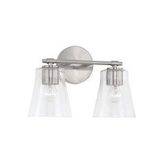 Baker Two Light Vanity in Brushed Nickel (65|146921BN-533)