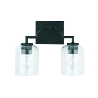 Carter Two Light Vanity in Matte Black (65|139321MB-500)