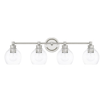 Mid Century Four Light Vanity in Polished Nickel (65|121141PN-426)