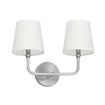 Dawson Two Light Vanity in Brushed Nickel (65|119321BN-674)