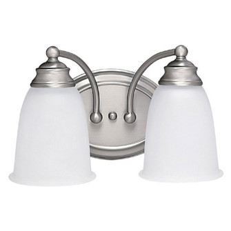 Clarke Two Light Vanity in Matte Nickel (65|1087MN-132)