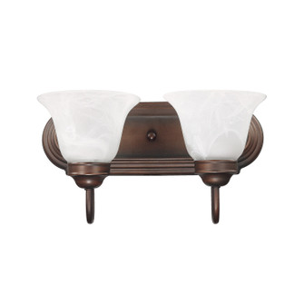 Arthur Two Light Vanity in Burnished Bronze (65|1032BB-118)