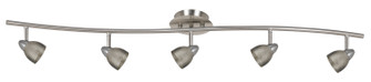 Serpentine Five Light Pendant in Brushed Steel (225|SL-954-5-BS/MBS)