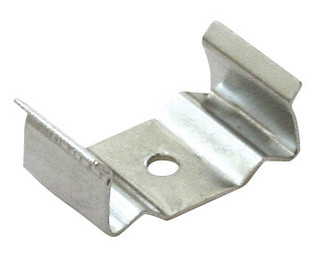 LTLS Series Flat Surface Mounting Clip in Brushed Steel (225|LTLS-FMC)