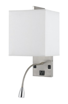 One Light Wall Lamp in Brushed Steel (225|LA-8029WL-1-BS)