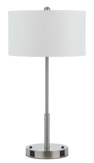 HOTEL Two Light Table Lamp in Brushed Steel (225|LA-8019NS-2-BS)