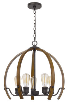 Riverton Five Light Chandelier in Oak (225|FX-3764-5)