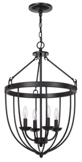 Grafton Four Light Chandelier in Matte Black (225|FX-3762-4)