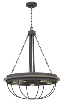 Nixa Five Light Chandelier in Dove Grey (225|FX-3748-5)