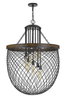 Marion Nine Light Chandelier in Bronze/Wood (225|FX-3718-9)