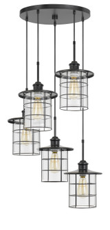 Silverton Five Light Pendant in Dark Bronze (225|FX-2668-5P)