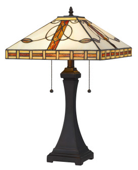 Tiffany Two Light Table Lamp in Dark Bronze (225|BO-2903TB)