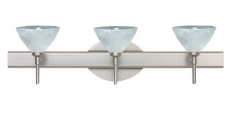 Domi Three Light Wall Sconce in Satin Nickel (74|3SW-174352-SN)