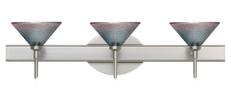 Kona Three Light Wall Sconce in Satin Nickel (74|3SW-117691-SN)