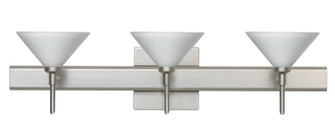 Kona Three Light Wall Sconce in Satin Nickel (74|3SW-117607-SN-SQ)