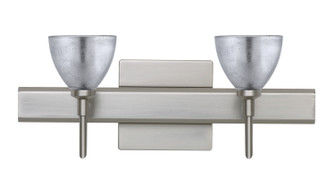 Divi Two Light Wall Sconce in Satin Nickel (74|2SW-1758SF-SN-SQ)