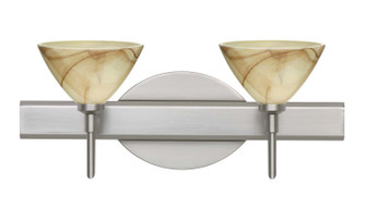 Domi Two Light Wall Sconce in Satin Nickel (74|2SW-174383-SN)