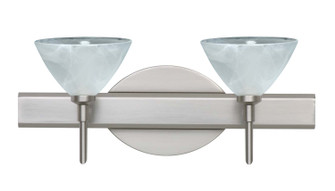 Domi Two Light Wall Sconce in Satin Nickel (74|2SW-174352-SN)
