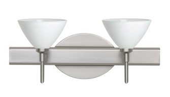 Domi Two Light Wall Sconce in Satin Nickel (74|2SW-174307-SN)