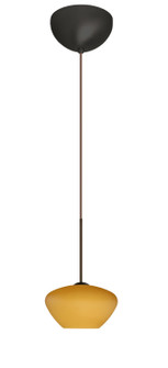 Peri One Light Pendant in Bronze (74|1XC-541080-LED-BR)