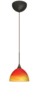 Brella One Light Pendant in Bronze (74|1XC-4679SL-LED-BR)