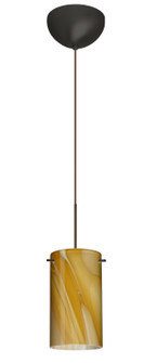 Stilo One Light Pendant in Bronze (74|1XC-4404HN-LED-BR)