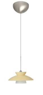 Trilo One Light Pendant in Satin Nickel (74|1XC-271897-LED-SN)