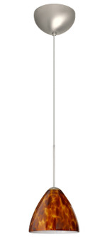 Mia One Light Pendant in Satin Nickel (74|1XC-177918-LED-SN)